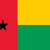 Bandiera di Guinea-Bissau con bande rosse, gialle e verdi e stella nera