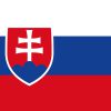 Bandiera della Slovacchia con tricolore bianco, blu e rosso