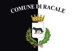 Bandiera del Comune di Racale con simbolo ufficiale