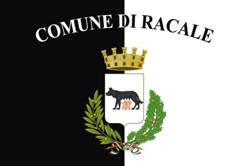 Bandiera del Comune di Racale con simbolo ufficiale